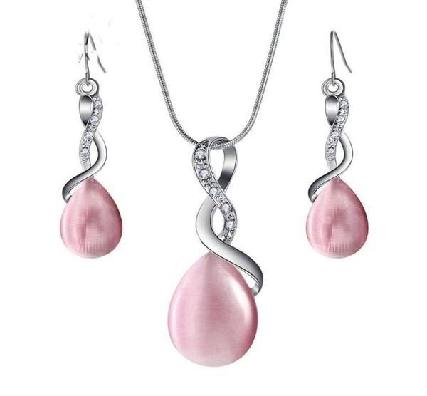 fashion opal jewelry sets for woman cubic zirconia water drop necklace pendant earrings statement bridal wedding party gift3769518, Silver
fashion opal jewelry sets for woman cubic zirconia water drop necklace pendant earrings statement bridal wedding party gift3769518, Silver