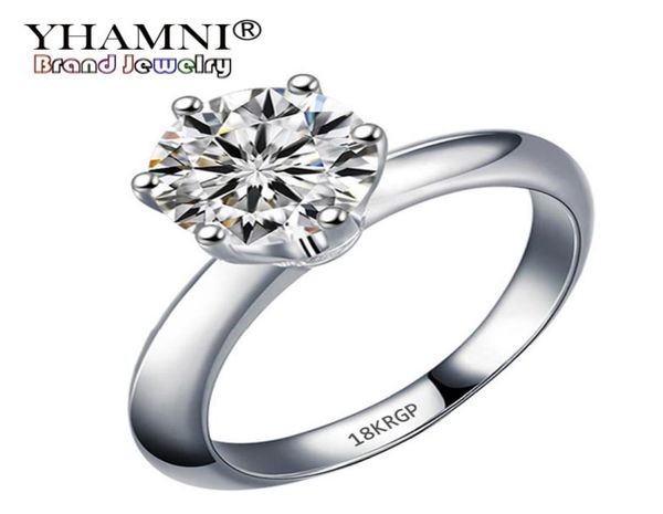 yhamni stamped 18krgp white gold rings for women 8mm 2 carat 6 claws cubic zirconia engagement gift wedding rings r16859722573591840, Slivery;golden
yhamni stamped 18krgp white gold rings for women 8mm 2 carat 6 claws cubic zirconia engagement gift wedding rings r16859722573591840, Slivery;golden