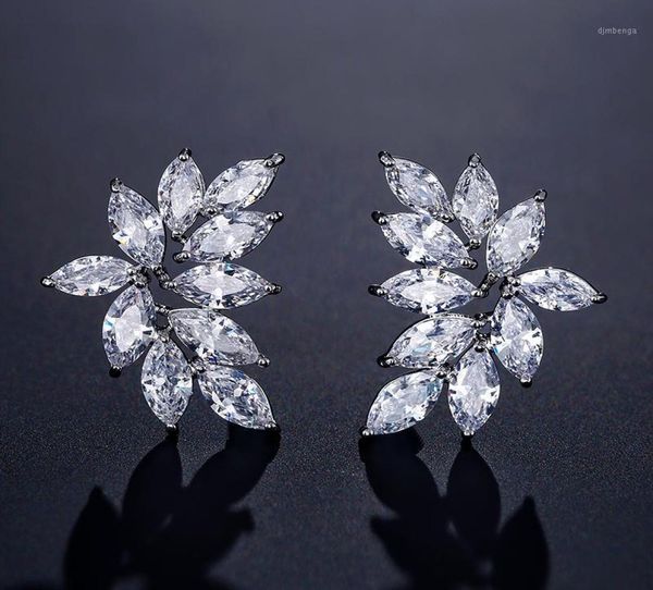 uilz neweat 14cm size cubic zirconia leaf stud earrings for women fashion crysyal bridal wedding jewelry drop ue223312863072, Golden;silver
uilz neweat 14cm size cubic zirconia leaf stud earrings for women fashion crysyal bridal wedding jewelry drop ue223312863072, Golden;silver