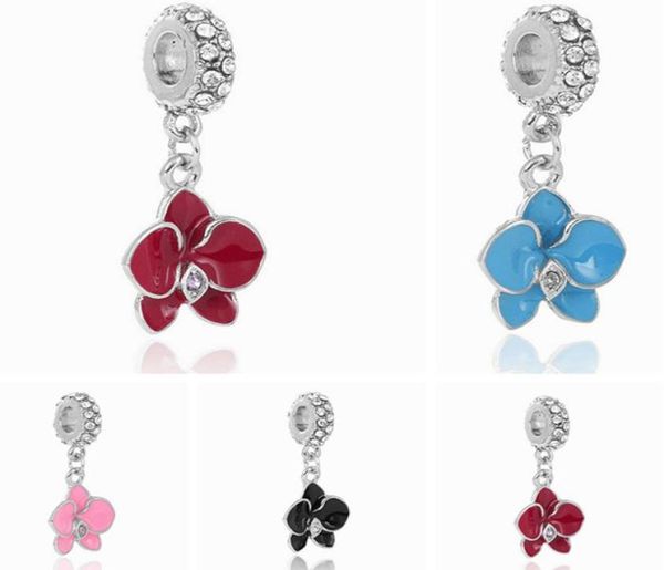 whole 20pcs lot beautiful rhinestone enamel orchid design silver plated alloy metal dangle diy charms fit european bracelet 2308444, Bronze;silver
whole 20pcs lot beautiful rhinestone enamel orchid design silver plated alloy metal dangle diy charms fit european bracelet 2308444, Bronze;silver