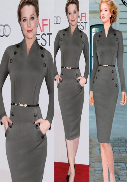 vneck longsleeve dress buttons for decoration pencil skirt europeanstyle women039s clothing fashion work dresses for womens 9461354, White;black
vneck longsleeve dress buttons for decoration pencil skirt europeanstyle women039s clothing fashion work dresses for womens 9461354, White;black