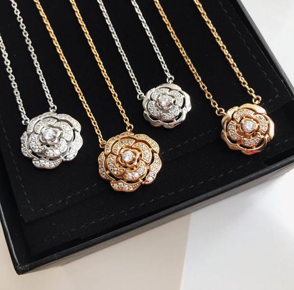 famous brand party jewelry hollow camellia flower pendant rose clover necklace for women gift2029710, Silver
famous brand party jewelry hollow camellia flower pendant rose clover necklace for women gift2029710, Silver