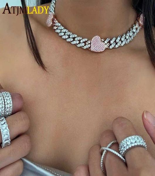 iced out bling 5a cubic zirconia paved pink cz heart charm choker necklace women girlfriend gift 12mm cuban link chain jewelry cha2467806, Silver
iced out bling 5a cubic zirconia paved pink cz heart charm choker necklace women girlfriend gift 12mm cuban link chain jewelry cha2467806, Silver