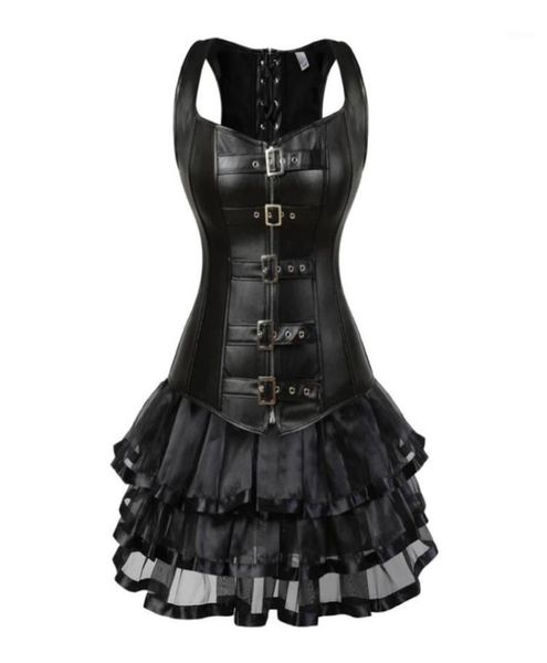 steampunk lace up back waist trainer body shaper buckle bustier overbust corset dress faux leather corsets mini skirt tutu plus bu4489144, Black;white
steampunk lace up back waist trainer body shaper buckle bustier overbust corset dress faux leather corsets mini skirt tutu plus bu4489144, Black;white