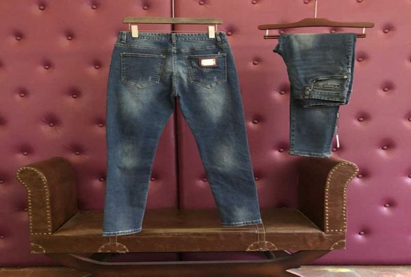 dg designer jeans blue trousers excellent shape belt high elastic comfortable pants fashion sweatpants1047272
dg designer jeans blue trousers excellent shape belt high elastic comfortable pants fashion sweatpants1047272