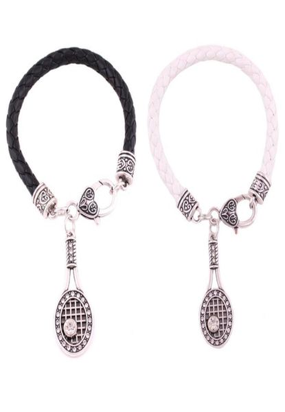 infinity love crystal tennis racket with ball charm pendent bracelets christmas gifts women fashion black white leather bracelets 3945107, Golden;silver
infinity love crystal tennis racket with ball charm pendent bracelets christmas gifts women fashion black white leather bracelets 3945107, Golden;silver