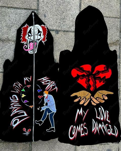 women s hoodies sweatshirts american autumn and winter clown heartbreak pattern black hooded coat y2k women s lax high street gothic zippere
women s hoodies sweatshirts american autumn and winter clown heartbreak pattern black hooded coat y2k women s lax high street gothic zippere