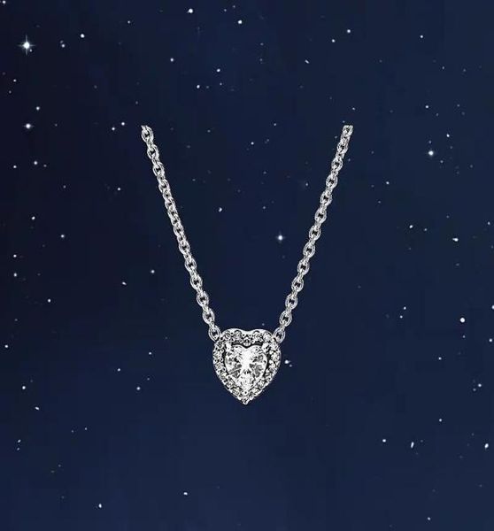 fashion 925 sterling silver heart pendant necklace cz diamond bright star chain item original boxed p men's and women's set gift38
fashion 925 sterling silver heart pendant necklace cz diamond bright star chain item original boxed p men's and women's set gift38