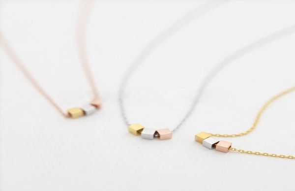 fashion square pendant classic mix three color square combinations necklaces9746834, Silver
fashion square pendant classic mix three color square combinations necklaces9746834, Silver