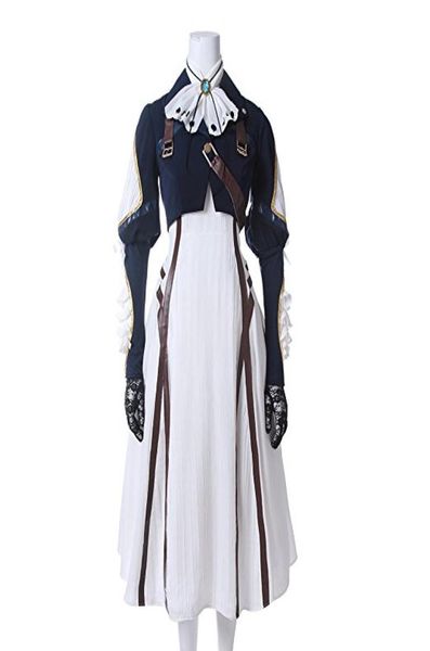 violet evergarden cosplay costume womens anime uniforms suit dark blue white9787277, Black
violet evergarden cosplay costume womens anime uniforms suit dark blue white9787277, Black