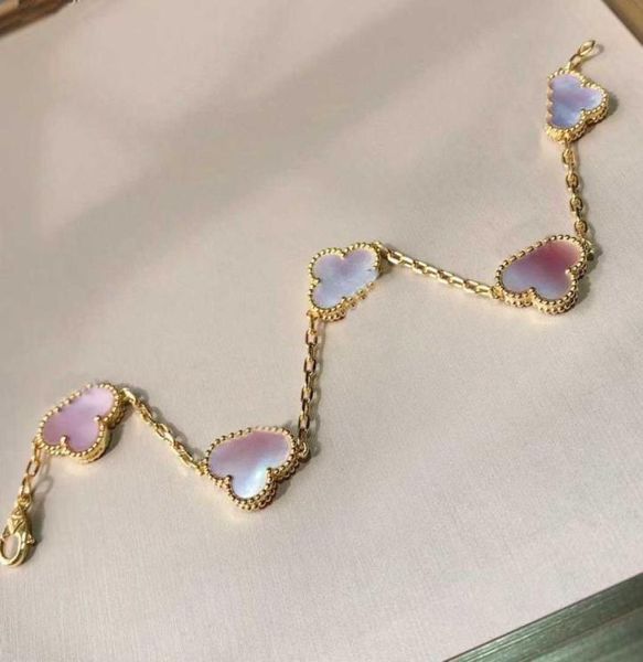 s925 silver five flowers penant bracelet with pink shell for women wedding jewelry gift have stamp rhombus clasp ps48042464817, Golden;silver
s925 silver five flowers penant bracelet with pink shell for women wedding jewelry gift have stamp rhombus clasp ps48042464817, Golden;silver