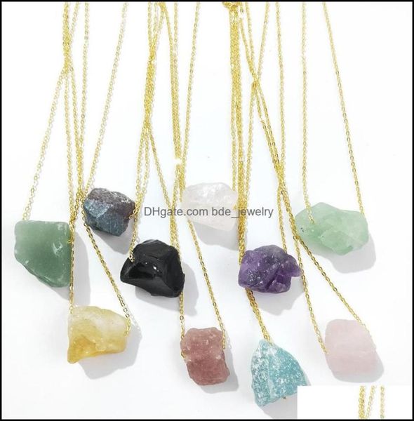 pendant necklaces 18k gold stainless steel chain irregar natural stone reiki healing crystals quartz chakra penda bdejewelry dhftn8525754, Silver
pendant necklaces 18k gold stainless steel chain irregar natural stone reiki healing crystals quartz chakra penda bdejewelry dhftn8525754, Silver