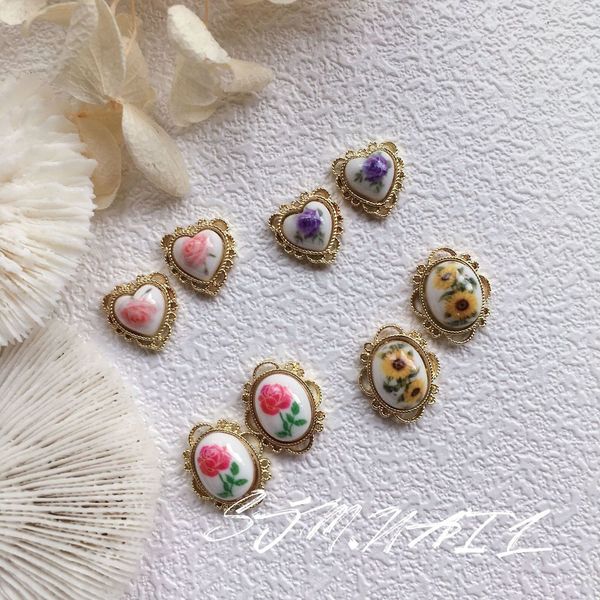 nail art decorations 100pc retro rose ceramic heart supplies valentine's day flowers truelove diamond rings gold gilding glitter part y, Silver;gold
nail art decorations 100pc retro rose ceramic heart supplies valentine's day flowers truelove diamond rings gold gilding glitter part y, Silver;gold