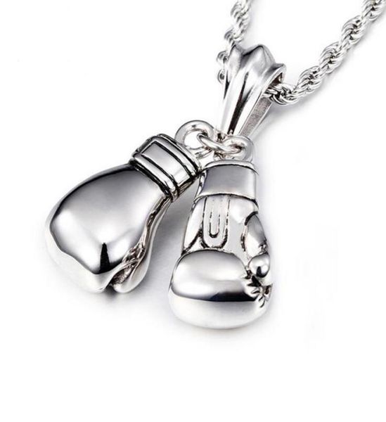 sport men boxer glove necklace fitness fashion stainless steel workout jewelry silver double boxing glove charm pendants accessori4170558
sport men boxer glove necklace fitness fashion stainless steel workout jewelry silver double boxing glove charm pendants accessori4170558