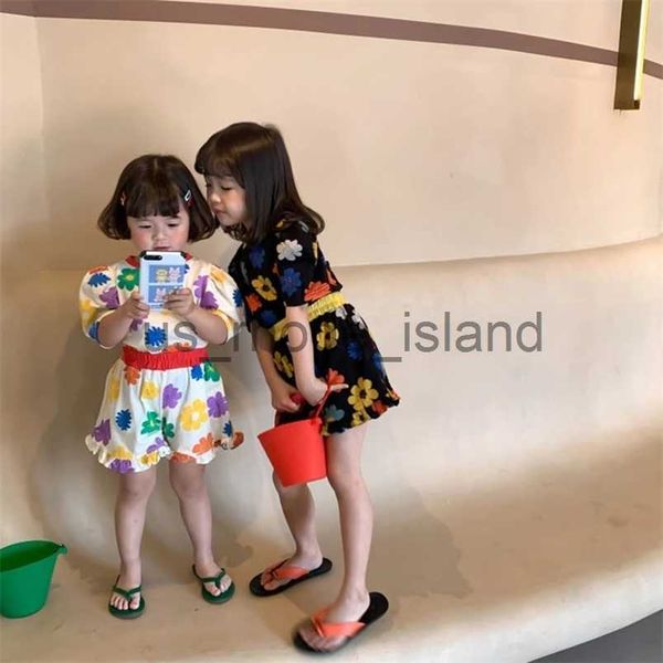 clothing sets milancel summer kids suit cute floral puff girls sets short sleeve tees and loose shorts casual 2pcs for sisters 220620 x0712, White
clothing sets milancel summer kids suit cute floral puff girls sets short sleeve tees and loose shorts casual 2pcs for sisters 220620 x0712, White