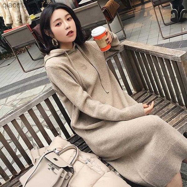 pregnancy clothes autumn and winter new knitting dress medium long sleeved hooded sanitary dress loose wool dress long skirt l230712, White
pregnancy clothes autumn and winter new knitting dress medium long sleeved hooded sanitary dress loose wool dress long skirt l230712, White