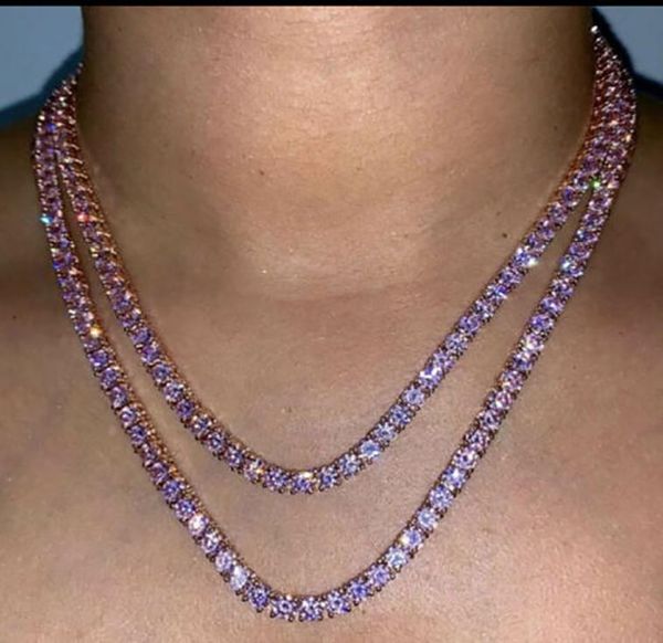 solitaire 4mm tennis chain necklace rose gold finish pink lab diamonds 16039039 18039039 1 row zirconia diamonds bling3909956, Black
solitaire 4mm tennis chain necklace rose gold finish pink lab diamonds 16039039 18039039 1 row zirconia diamonds bling3909956, Black