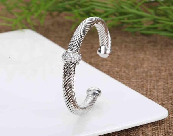 18k gold bracelet dy bangle designer fashion diamond bracelets jewelry silver charm luxury cable classics color with white and pin7784546, Black
18k gold bracelet dy bangle designer fashion diamond bracelets jewelry silver charm luxury cable classics color with white and pin7784546, Black