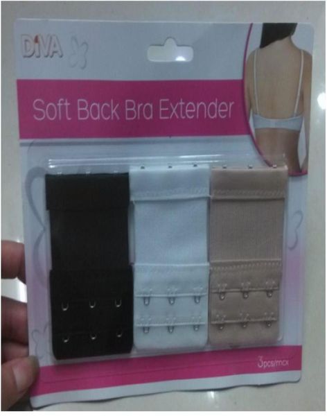 set of 3 women039s soft back bra band extender 3 hook 2 rows brassiere extender 10setslot 5877609, Black;white
set of 3 women039s soft back bra band extender 3 hook 2 rows brassiere extender 10setslot 5877609, Black;white