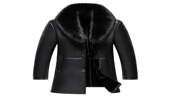 2017 new arrival long real big fur collar men039s winter leather jacket thick warm leather men coat1828364, Black
2017 new arrival long real big fur collar men039s winter leather jacket thick warm leather men coat1828364, Black