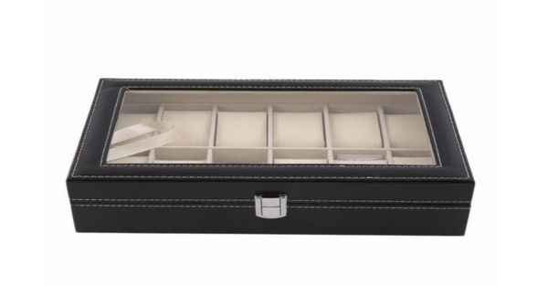 12 slots grid pu leather watch box display box jewelry storage organizer case locked boxes retro saat kutusu caixa para relogio6902187, Black;blue
12 slots grid pu leather watch box display box jewelry storage organizer case locked boxes retro saat kutusu caixa para relogio6902187, Black;blue