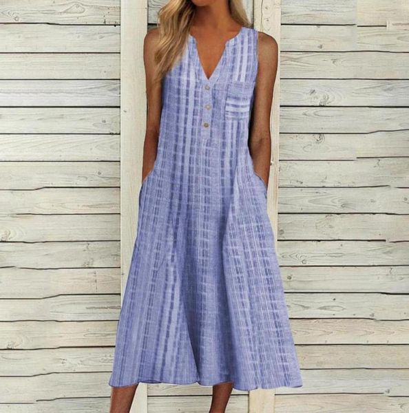 casual dresses female midi loose dress striped v neck large hem temperament sleeveless pockets buttons woman summer 20217933698, Black;gray
casual dresses female midi loose dress striped v neck large hem temperament sleeveless pockets buttons woman summer 20217933698, Black;gray