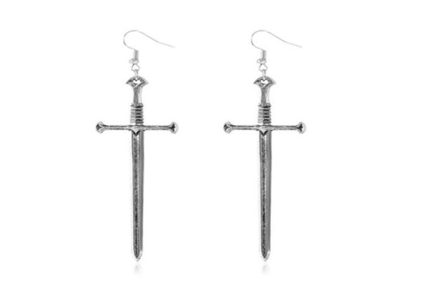 vintage gothic medieval cool sword charm earrings long female punk ring pentagram moon warrior dagger ear hoops for womens jewelry1286175, Golden
vintage gothic medieval cool sword charm earrings long female punk ring pentagram moon warrior dagger ear hoops for womens jewelry1286175, Golden