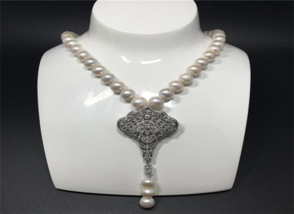 natural 910mm white freshwater pearl micro inlay zircon accessories tassel necklace fashion jewelry8278117, Silver
natural 910mm white freshwater pearl micro inlay zircon accessories tassel necklace fashion jewelry8278117, Silver
