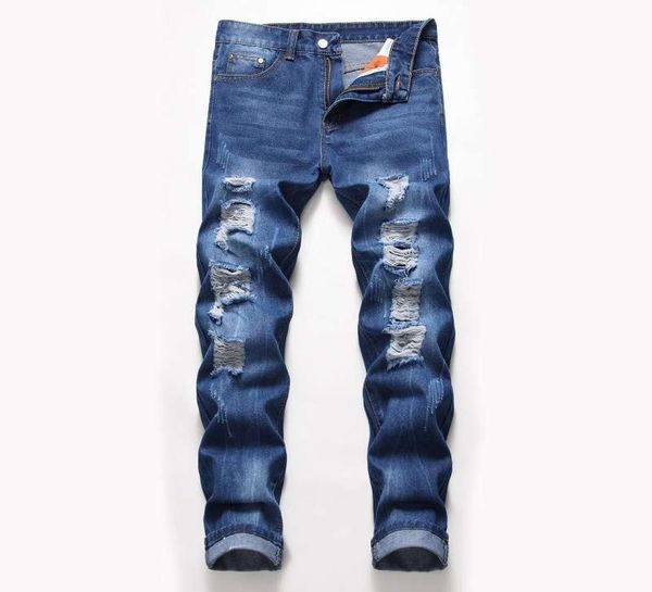 men hole slim straight pleated biker male denim casual pants mens jeans5572769, Blue
men hole slim straight pleated biker male denim casual pants mens jeans5572769, Blue