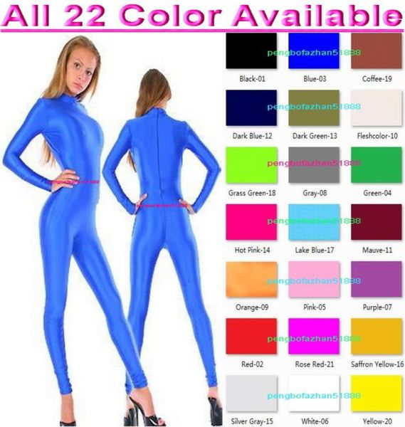 23 color lycra spandex catsuit costume no headhandfoot women tights body suit yoga costumes back zip halloween party7472056, Black
23 color lycra spandex catsuit costume no headhandfoot women tights body suit yoga costumes back zip halloween party7472056, Black