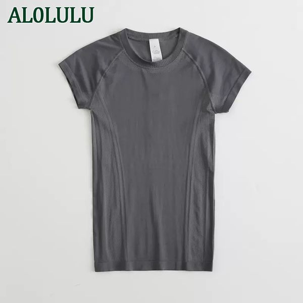 al0lulu yoga clothing short-sleeved women's quick-drying tight-fitting pilates clothes sports running t-shirt fitness top
al0lulu yoga clothing short-sleeved women's quick-drying tight-fitting pilates clothes sports running t-shirt fitness top