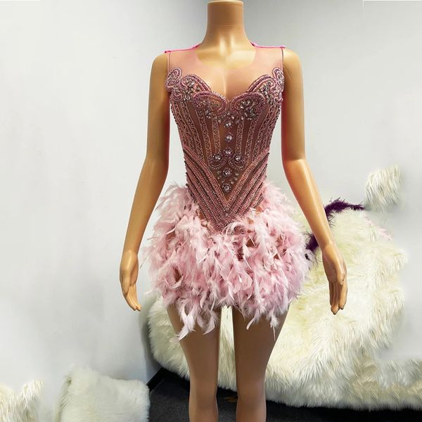 pink sparkly mermaid prom dress 2023 for black girls halter glitter bead crystals rhinestones feathers cocktail party short gown
pink sparkly mermaid prom dress 2023 for black girls halter glitter bead crystals rhinestones feathers cocktail party short gown