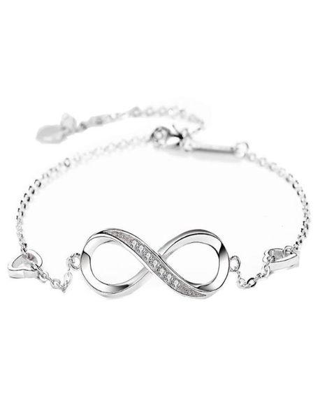 925 jewelry infinity adjustable bracelet for woman s925 stlerling silver 22cm bracelets for party gift7109841, Golden;silver
925 jewelry infinity adjustable bracelet for woman s925 stlerling silver 22cm bracelets for party gift7109841, Golden;silver