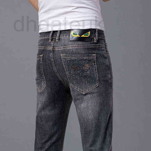 men's jeans designer spring summer slim fit korean thin casual pants versatile elastic small straight zd4x, Blue
men's jeans designer spring summer slim fit korean thin casual pants versatile elastic small straight zd4x, Blue