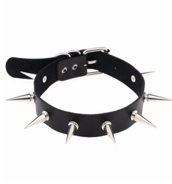 black spike choker belt collar women pu leather goth choker necklace for women party club chocker gothic jewelry4529791, Golden;silver
black spike choker belt collar women pu leather goth choker necklace for women party club chocker gothic jewelry4529791, Golden;silver