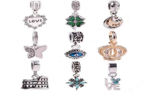 dodocharms new silver color bead charm clover butterfly family eye ship pendant charms for bracelets women diy fashion5282337, Black
dodocharms new silver color bead charm clover butterfly family eye ship pendant charms for bracelets women diy fashion5282337, Black