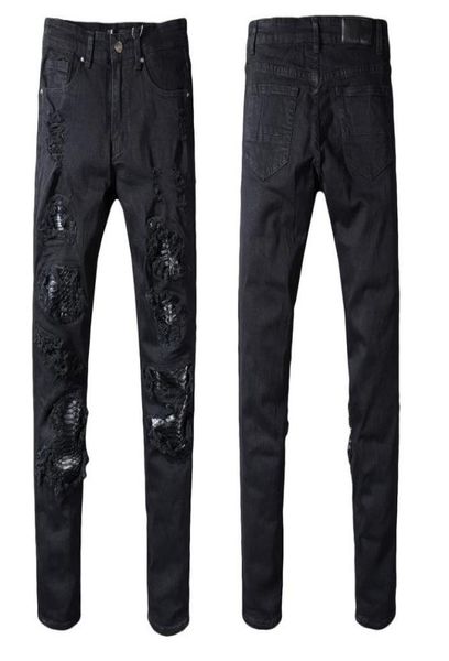 new italy style 554 men039s distressed destroyed pants snake skin patches black skinny biker jeans slim trousers size 29403874234, Blue
new italy style 554 men039s distressed destroyed pants snake skin patches black skinny biker jeans slim trousers size 29403874234, Blue