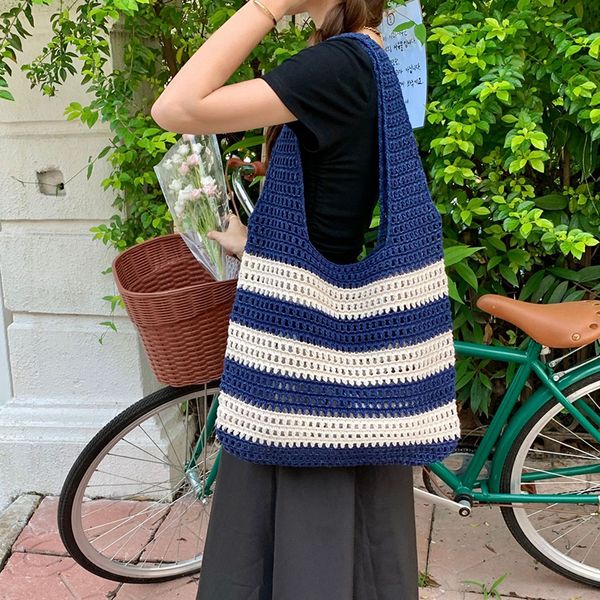 evening bags crochet handbag purse for women contrast color mesh beach large capacity shoulder tote bag women's trendy knitted black 23
evening bags crochet handbag purse for women contrast color mesh beach large capacity shoulder tote bag women's trendy knitted black 23