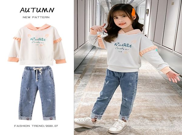 fall 2020 kids girls denim clothing set hoodies sweatshirts and jeans trousers two piece outfit for teenagers spring clothes new6217452, White
fall 2020 kids girls denim clothing set hoodies sweatshirts and jeans trousers two piece outfit for teenagers spring clothes new6217452, White