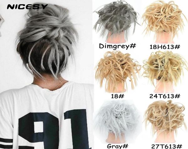 costume accessories synthetic bun hair extensions curly messy elastic hair scrunchie silver gray suitable for women and children4166104
costume accessories synthetic bun hair extensions curly messy elastic hair scrunchie silver gray suitable for women and children4166104