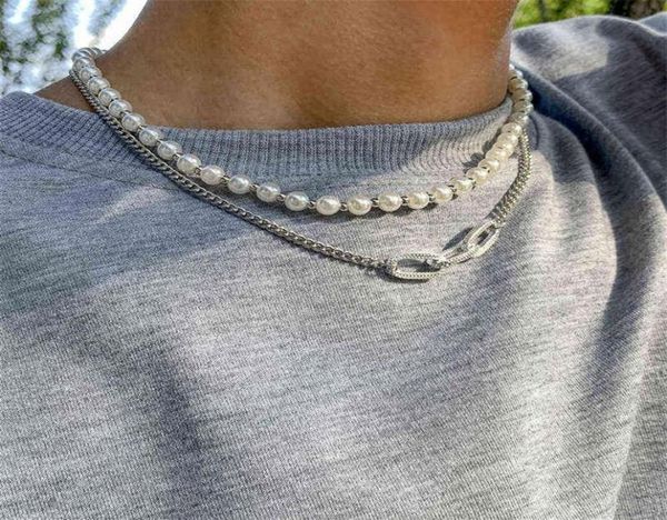 retro creative geometric design imitation pearl necklace personality hip hop style men and women same jewelry accessories gift348u6034515, Silver
retro creative geometric design imitation pearl necklace personality hip hop style men and women same jewelry accessories gift348u6034515, Silver