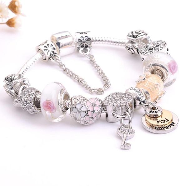 wholesale-charm bead alloy silver plated bracelet suitable for style heart-shaped bracelet jewelry4344836, Black
wholesale-charm bead alloy silver plated bracelet suitable for style heart-shaped bracelet jewelry4344836, Black
