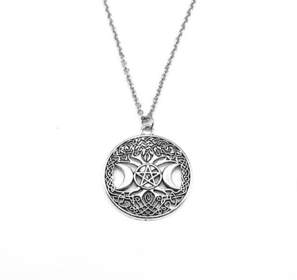 triple moon supernatural pentagram witchcraft pentacle necklace pendant amulet necklaces jewelry gothic collar choker vintage silv9317378, Silver
triple moon supernatural pentagram witchcraft pentacle necklace pendant amulet necklaces jewelry gothic collar choker vintage silv9317378, Silver
