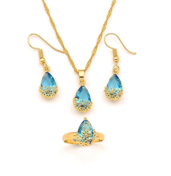 18k yellow gold gf pendant earrings ring ed chain water drop sapphire crystal rectangle gem with channel bridal jewellery2508067, Silver
18k yellow gold gf pendant earrings ring ed chain water drop sapphire crystal rectangle gem with channel bridal jewellery2508067, Silver