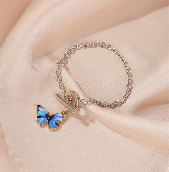 2020 new blue butterfly chain bracelet girls alloy butterfly bangle bracelet fashion jewelry for women8358825, Golden;silver
2020 new blue butterfly chain bracelet girls alloy butterfly bangle bracelet fashion jewelry for women8358825, Golden;silver