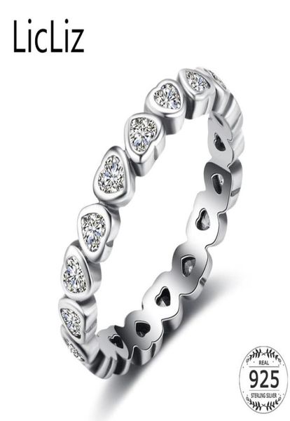 licliz 925 sterling silver heart ring women micro pave cubic zirconia eternity ring forever wedding band stackable rings lr0475 y13608631, Slivery;golden
licliz 925 sterling silver heart ring women micro pave cubic zirconia eternity ring forever wedding band stackable rings lr0475 y13608631, Slivery;golden