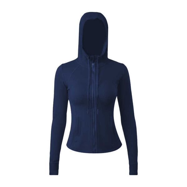 lu yoga suit double faced brushed women's sports hooded jacket high elastic zipper coat cardigan slim fit nude 15 9v5w, Black
lu yoga suit double faced brushed women's sports hooded jacket high elastic zipper coat cardigan slim fit nude 15 9v5w, Black