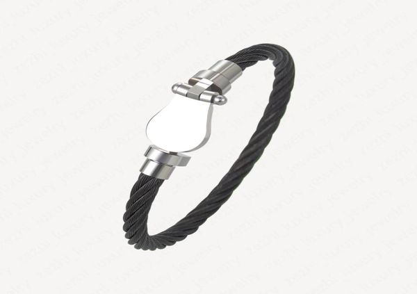 fashion horseshoe screw bracelet 18k white gold plated black stainless steel bracelets bangles for men women gift accessories with2980974, Golden;silver
fashion horseshoe screw bracelet 18k white gold plated black stainless steel bracelets bangles for men women gift accessories with2980974, Golden;silver