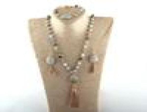 fashion jewelry set natural stone rosary chain stone link tassel necklace bracelet earring set y2006024524354, Slivery;golden
fashion jewelry set natural stone rosary chain stone link tassel necklace bracelet earring set y2006024524354, Slivery;golden