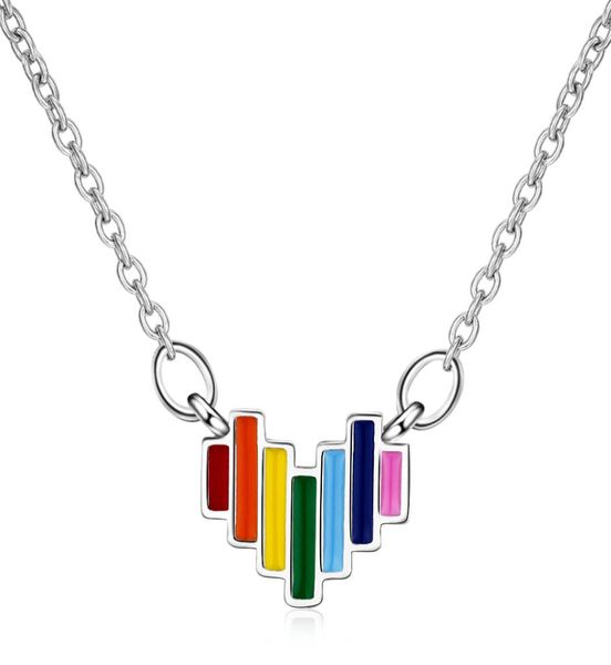 tf227 s925 sterling silver rainbow love heartshaped pendant necklaces net red creative short clavicle chain necklace for women j2098771
tf227 s925 sterling silver rainbow love heartshaped pendant necklaces net red creative short clavicle chain necklace for women j2098771
